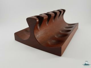 Solid Wood Pipe Stand For 9 Pipes