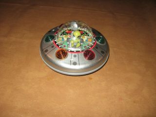 Vintage Battery Operated Flying Saucer / Japan (as Found)