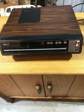 Vintage Rca Selectavision Video Disc Player Powers Up