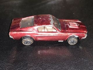 Vintage Redline Hot Wheels Custom Mustang 1967 Red