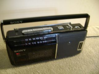 Vtg Sony Cfm - 140 Am/fm Cassette Recorder Boom Box - Radio & Cassette Great