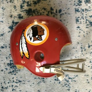 Vintage 70s Nfl Rawlings Washington Redskins Football Helmet 80s Og