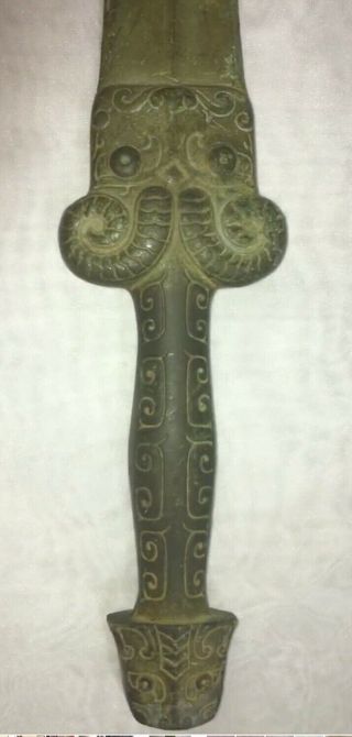 RARE 2000 BC Ancient Chinese Bronze Sword 2