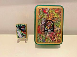 Zippo 2005 - Brass Cased 10th Anniversary " Mysteries Of The Forest "