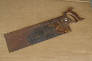Keen Kutter Vintage Back Tenon Saw Miter/mitre Box Hand Saw Tool 16 " Blade