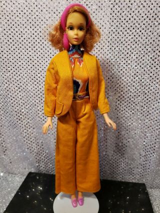 Vintage Walking Jaime Barbie Doll Sears Exclusive Titian Redhead 1969 Mattel