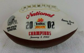 2002 Tostitos Fiesta Bowl National Champions Ohio State Buckeyes Football