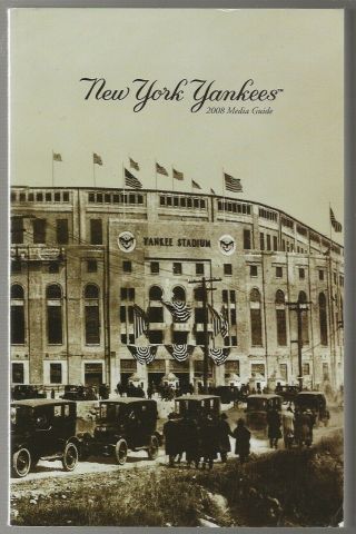 2008 York Yankees Baseball Media Guide