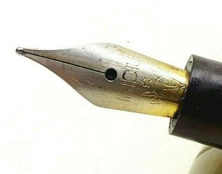 MOTHER OF PEARL styl fountain pen piston vintage 1960 ' s Hungary RARE 3