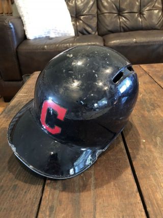 Michael Bourn Game Helmet,  Cleveland Indians,  MLB Auth 2