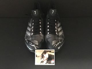 Tim Anderson Chicago White Sox Autographed Signed 2017 Game Cleats Adidas X