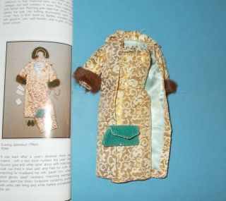 Vintage Mattel Barbie Doll Evening Splendour Coat,  Dress & Purse 0961 1964