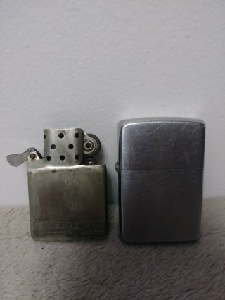 Vintage Zippo Cigarette Lighter Pat 2032695 5 Barrel W/ Matching Insert