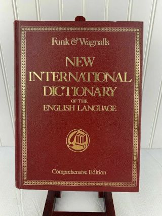Funk And Wagnalls International Dictionary Of The English Language 1984