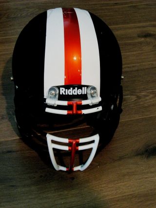 2015 Oregon State Beavers Game Black Commemorative Football Helmet - 17