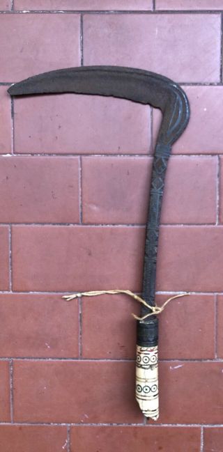 Antique Afghan Sickle Oriental Not Sword Dagger Islamic Lohar
