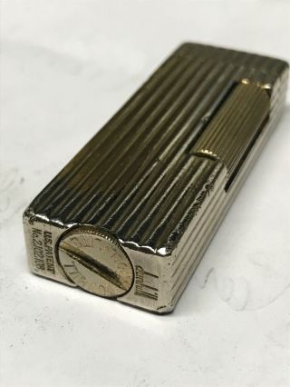 Vintage Dunhill Rollalite Petrol Wick Lighter Gold Plated