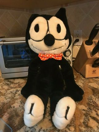 Vintage Rare 1982 Felix The Cat 22 " Plush Stuffed Animal Doll Toy Collectible
