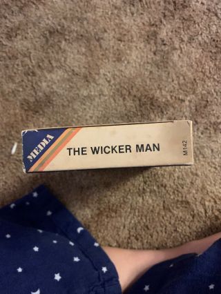 The Wicker Man VHS Media Christopher Lee Classic Horror Vintage Rare 3