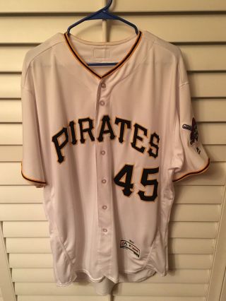 Gerrit Cole Pittsburgh Pirates Game Worn Jersey Mlb Auth