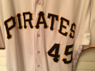 Gerrit Cole Pittsburgh Pirates Game Worn Jersey MLB Auth 2