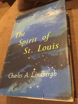 Charles Lindbergh: The Spirit Of St.  Louis,  1953 Hb/dj Bomc,  Bonus