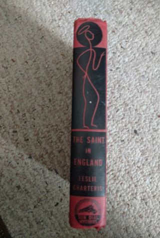The Saint In England By Leslie Charteris 1941 Hc Sun Dial Mysteries