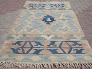 Anatolia Kilim Rug Vintage Kelim Rug 5x7 Rug Floor Rug Carpet 44 " X66,  9 " Area Rug