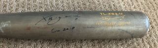 Xander Bogaerts GAME 2018 UNCRACKED BAT autograph SIGNED Red Sox WS CHAMPS 2
