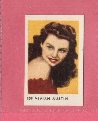 Vivian Austin Vintage 1950s Movie Film Star Card 159