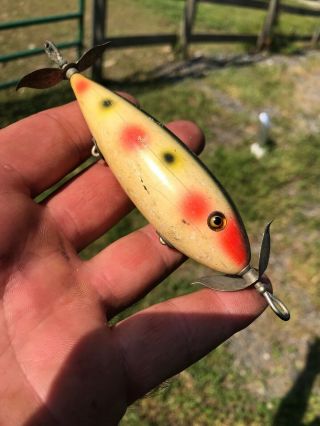 Vintage Rare South Bend Surf Oreno In Strawberry 5 1/2”