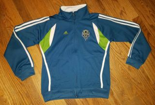 Vintage Seattle Sounders FC Jersey & Jacket Youth Medium M Kids Boys Girls 3