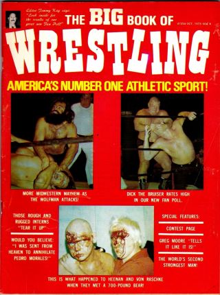 The Big Book Of Wrestling Oct.  1973 Cover: Dick The Bruiser Icc2