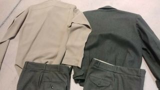 Vintage Short Style Korean USMC US MARINE CORPS WOOL IKE Jacket Shirt & Pants. 3