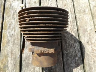 Vintage Velocette Mss Motorcycle Cylinder Barrel And Piston Top Fin