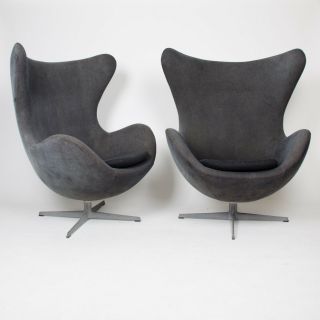 1960‘s Egg Chairs By Arne Jacobsen For Fritz Hansen Vintage Denmark