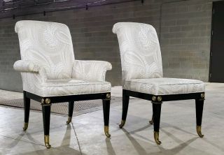 Set Of (8) Mastercraft Neoclassical Dining Chairs (ask For A Quote)