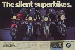 Bmw Ad The Silent Superbikes 4 Models 1974 R90s R90/6