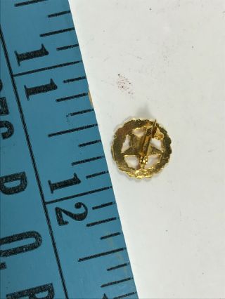 Antique Vintage Order of the Eastern Star Pin Pinback Masonic Masons 3