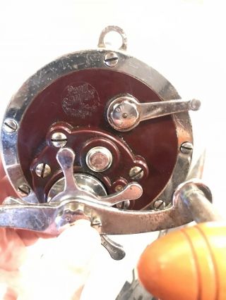 Vintage Penn 114h Senator Special Conventional Fishing Reel Made In Usa