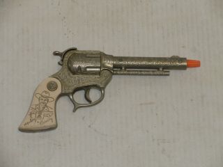 Vintage Hopalong Cassidy Diecast Metal Cap Gun With White Grips Please Read