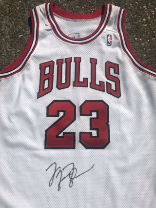 Michael Jordan Chicago Bulls 1993 - 94 Game Issued Pro Cut Commemorative Jersey 2