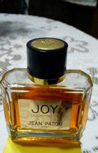 Vintage Jean Patou Joy Eau De Toilette Perfume Ounce - - 2/3 Full