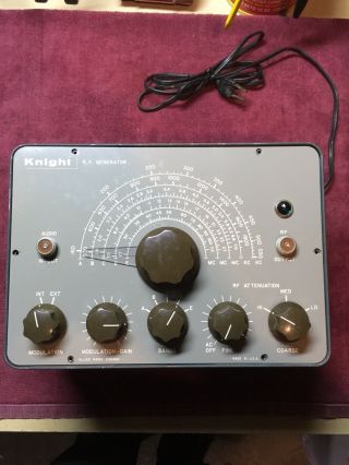 Vintage Knight - Kit Rf Signal Generator Allied Radio