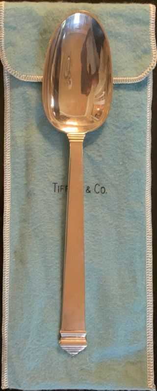 Vintage Tiffany & Co.  Hampton Sterling Silver Vegetable Spoon