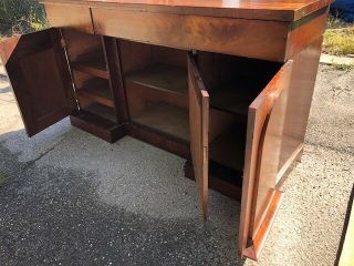 Antique Mahogany Server,  Sideboard,  Buffet 3 Doors And Drawers English Victorian