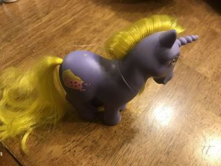 Vintage 1984 G1 Hasbro My Little Pony Boysenberry Pie Sweetberry Ponies Unicorn