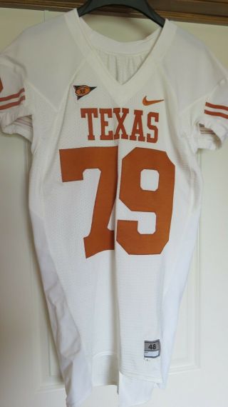 Texas Longhorns Authentic Game Issued Jersey Sz 48