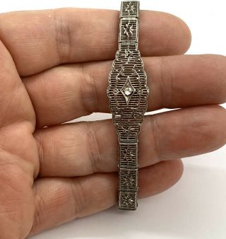 Vintage 1920’s Sterling Filigree Bracelet