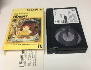 The Hobbit Beta Rare 1977 Rankin & Bass Animated Classic Sony Vintage